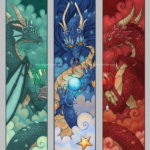 SciFi And Fantasy Art Dragon Bookmarks By Wanda S Lildragon Korosec