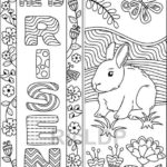 Set Of 8 Coloring Bookmarks For Easter Christian Coloring Etsy In