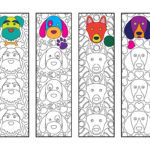 Six Adorable Animal Bookmarks Printable Coloring Pages Coloring