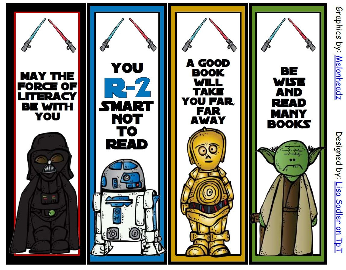 Space Wars Bookmarks From ICreate2Educate Star Wars Classroom Star 