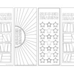 Summer Reading Log Bookmark Printable Tracker Paper Trail Design