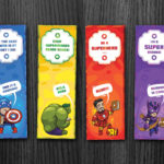 Superhero Bookmarks Avengers Bookmarks Download Bookmarks Kids