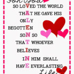 Sweet Blessings John 3 16 Valentines