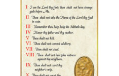 Ten Commandments McKay Church Goods