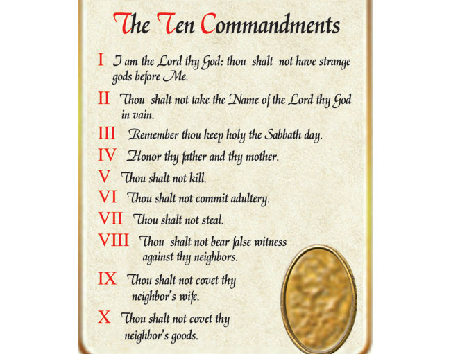 Ten Commandments McKay Church Goods