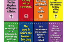 The Beatitudes Bookmarks On Sunday School Zone
