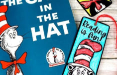 The Cat In The Hat Bookmark Free Dr Seuss Printable Mombrite
