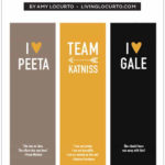 The Hunger Games Bookmarks Free Printable Living Locurto