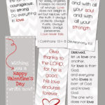 The Lang Gang Loves Valentines Bookmarks Valentines Scripture