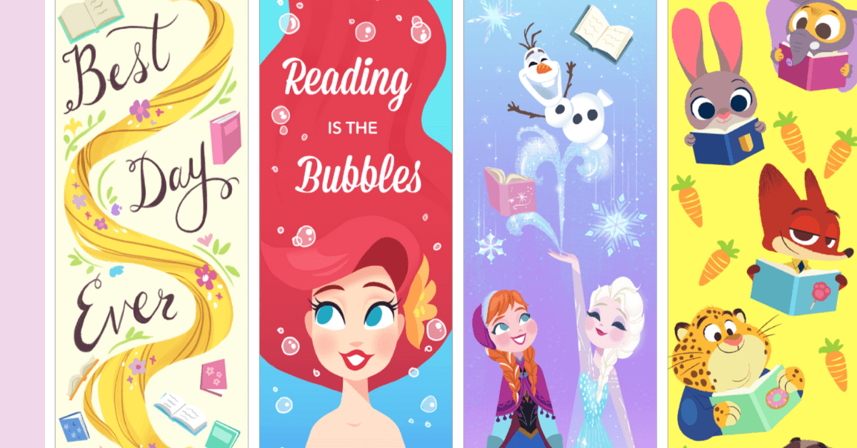 These Free Printable Character Bookmarks Will Add Magic To Daily 