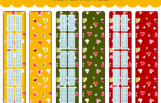 Times Table Bookmarks Free Download TablesTest