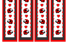 Valentine Bookmarks To Print