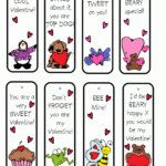 Valentine Bookmarks Valentines Bookmarks Bookmarks Kids Printable