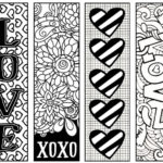 Valentine S Printable Bookmarks To Color Valentines Bookmarks