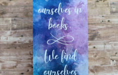 Watercolor Bookmarks Printable Bookish Bookmarks Book Quote Literary