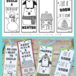 Winter Bookmarks To Print And Color The Kitchen Table Classroom